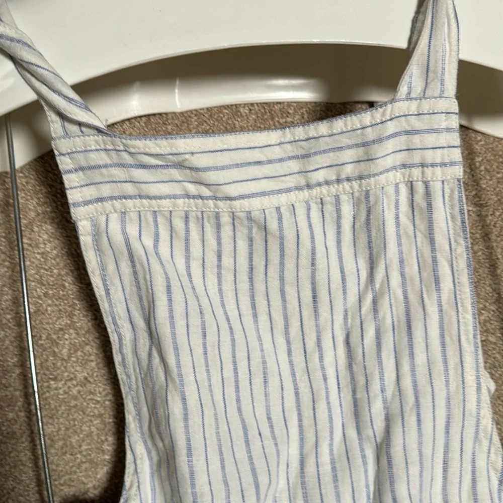 Cute overalls in cotton striped - Picture 2 of 5